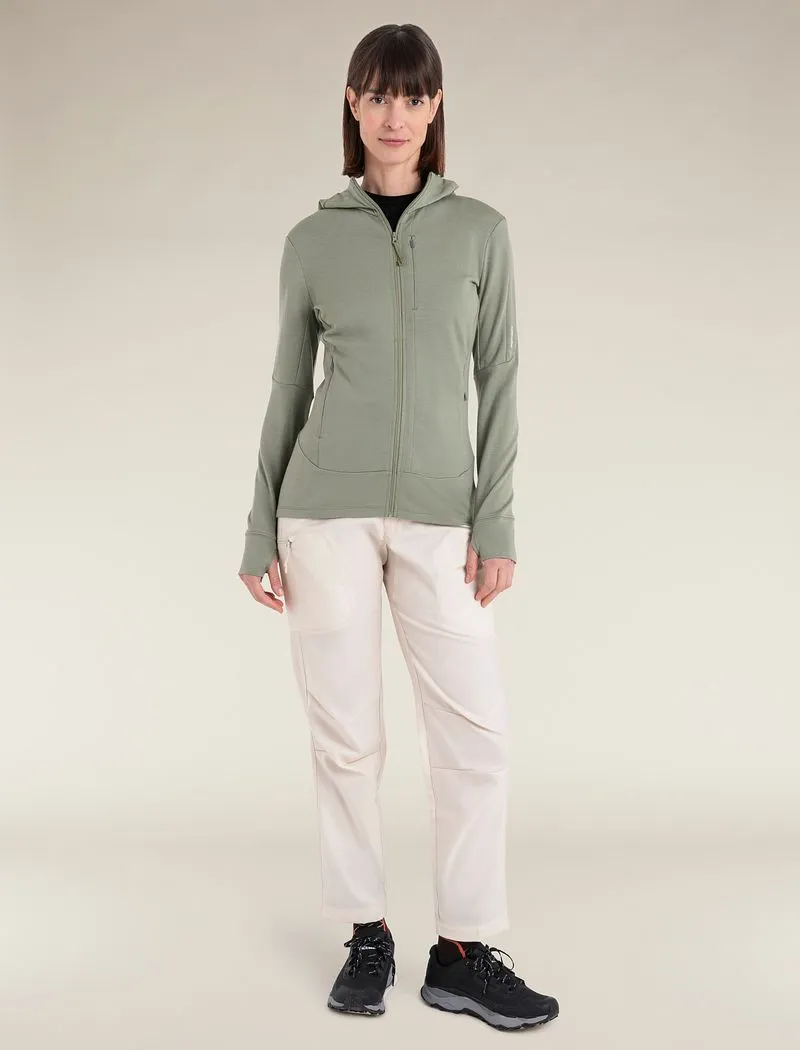 Icebreaker Merino 260 Quantum Long Sleeve Zip Hoodie - Woman - Lichen - Size L sold by Icebreaker product image thumbnail 3