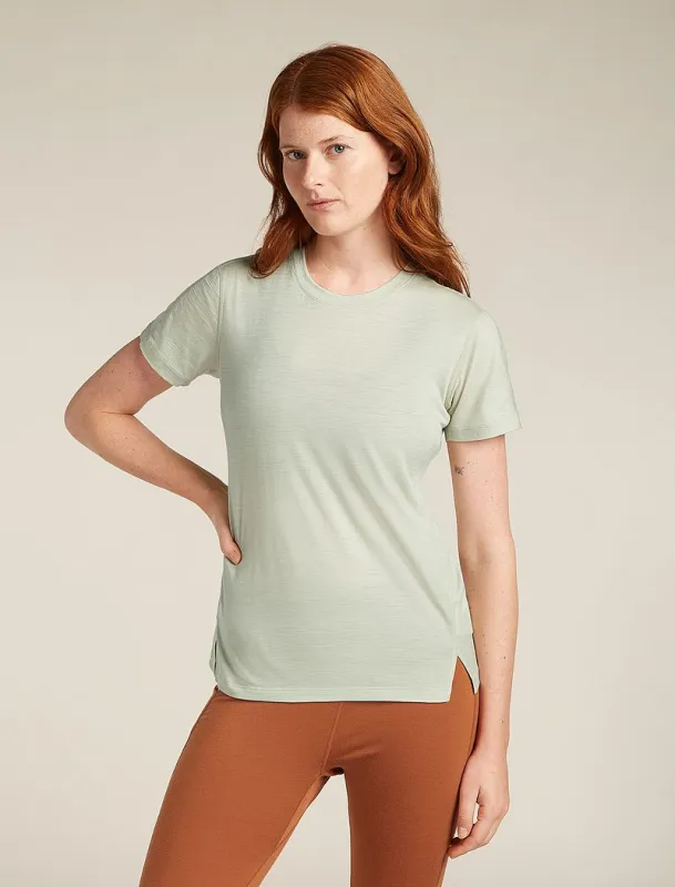 Icebreaker 150 MerinoFine™ Ace Short Sleeve T-Shirt - Woman - Ashen - Size M sold by Icebreaker