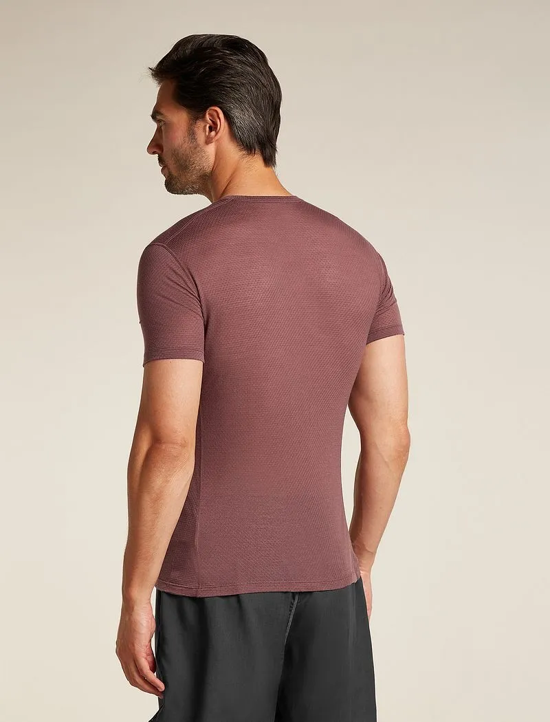 Icebreaker Merino Blend 75 Cool-Lite™ Featherlight™ Short Sleeve T-Shirt - Man - Carob - Size XXL sold by Icebreaker product image thumbnail 3