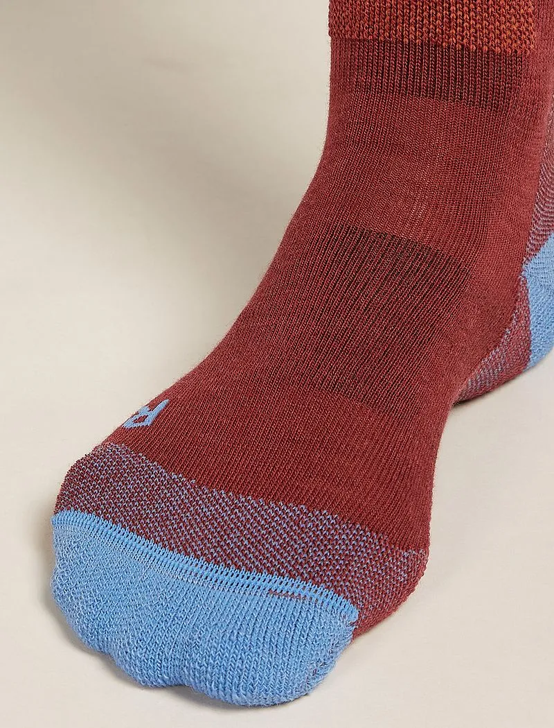 Icebreaker Merino Ski+ Medium Over The Calf Socks - Woman - Port/baja - Size L sold by Icebreaker product image thumbnail 4
