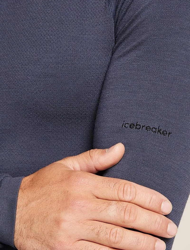 Icebreaker Merino Blend 260 ZoneKnit™ Seamless Long Sleeve Crew Thermal Top - Man - Graphite - Size L sold by Icebreaker product image thumbnail 5