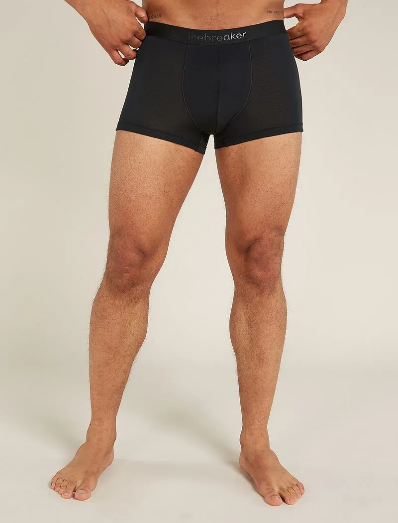 Icebreaker Merino Blend 125 Cool-Lite™ Anatomica Trunks - Man - Black - Size L sold by Icebreaker
