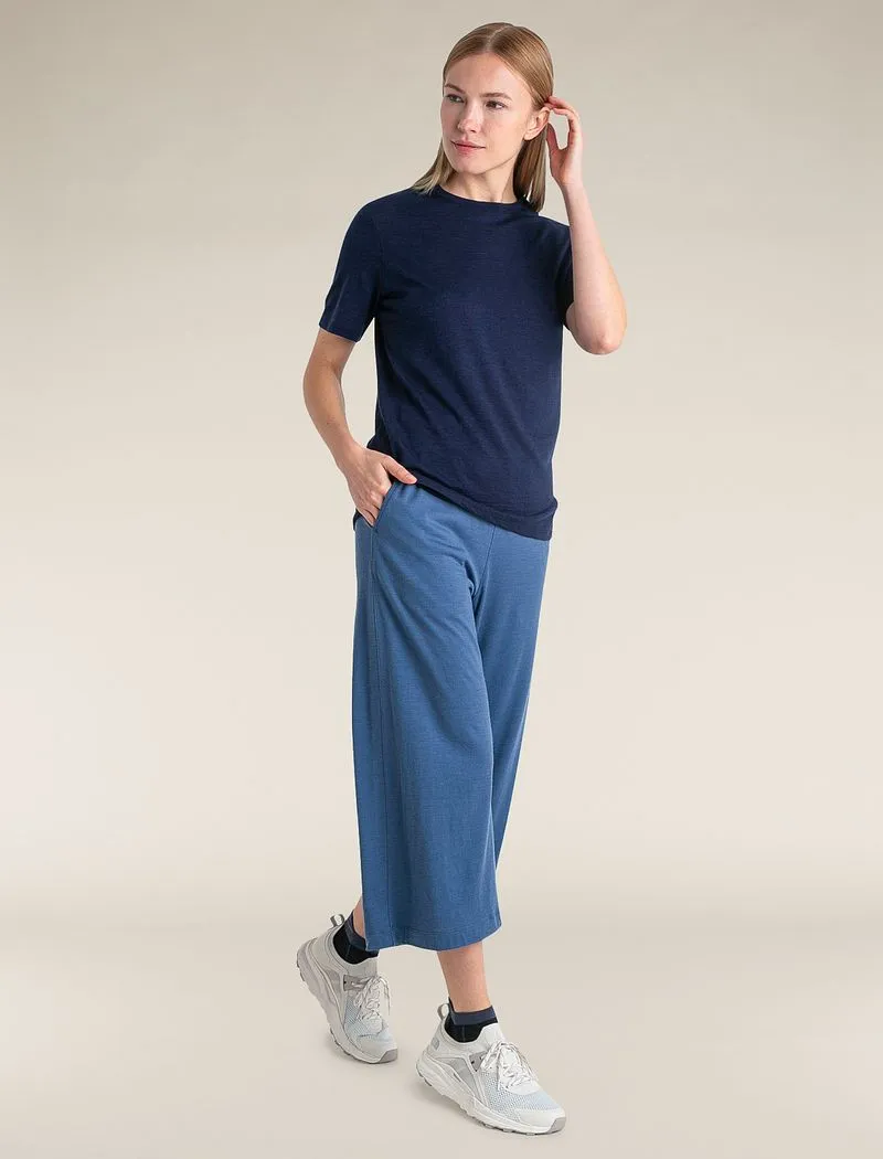 Icebreaker Merino Linen Short Sleeve T-Shirt - Woman - Midnight Navy - Size L sold by Icebreaker product image thumbnail 4