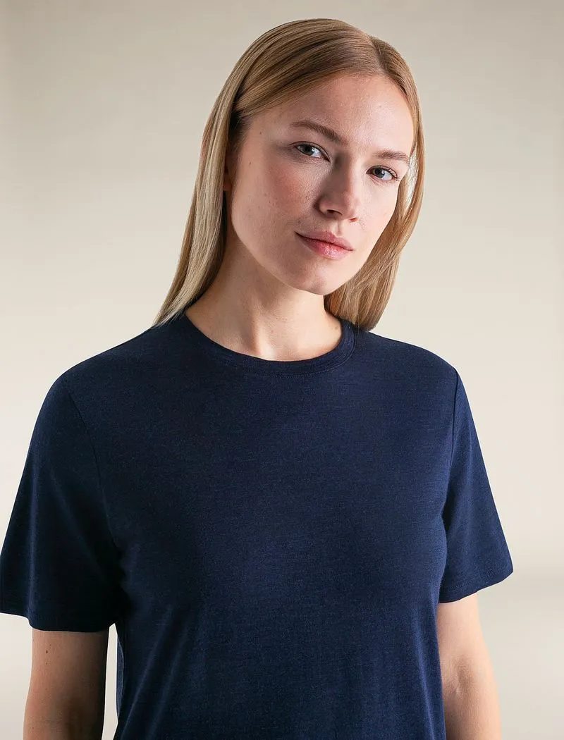 Icebreaker Merino Linen Short Sleeve T-Shirt - Woman - Midnight Navy - Size L sold by Icebreaker product image thumbnail 5