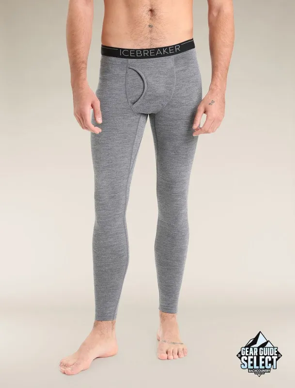 Icebreaker Merino 200 Oasis Leggings with Fly - Man - Gritstone Heather - Size XL sold by Icebreaker