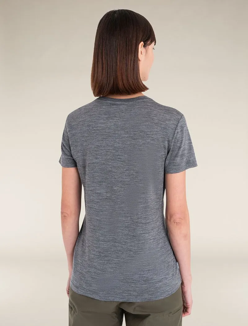 Icebreaker Merino 150 Tech Lite Short Sleeve T-Shirt - Woman - Gritstone Heather - Size XS sold by Icebreaker product image thumbnail 2