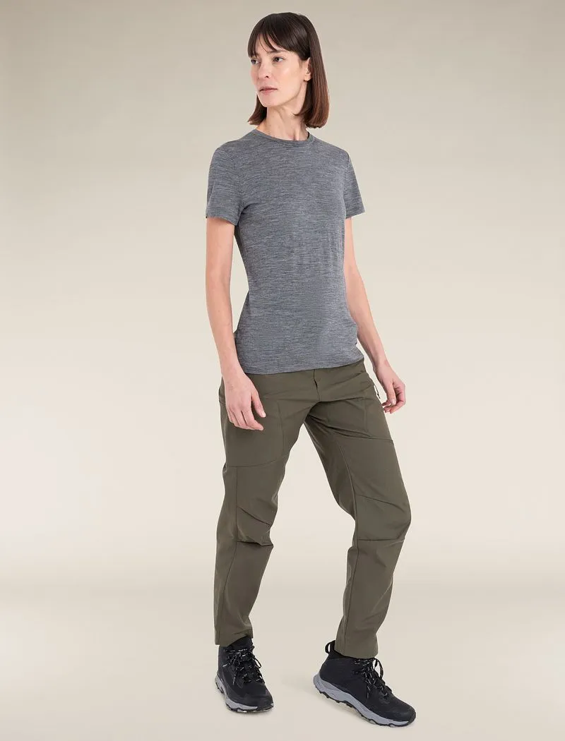 Icebreaker Merino 150 Tech Lite Short Sleeve T-Shirt - Woman - Gritstone Heather - Size XS sold by Icebreaker product image thumbnail 3