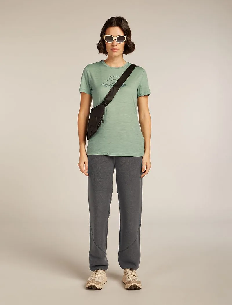 Icebreaker Merino 150 Tech Lite Short Sleeve T-Shirt Sunrise Summit - Woman - Seaglass - Size S sold by Icebreaker product image thumbnail 4