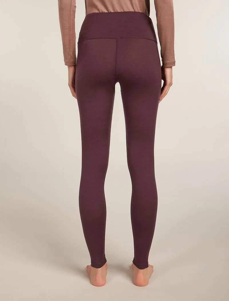 Icebreaker Merino 200 Oasis High Rise Thermal Leggings - Woman - Java - Size XL sold by Icebreaker product image thumbnail 2