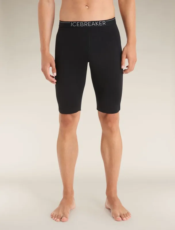 Icebreaker Merino 200 Oasis Thermal Shorts - Man - Black - Size L sold by Icebreaker