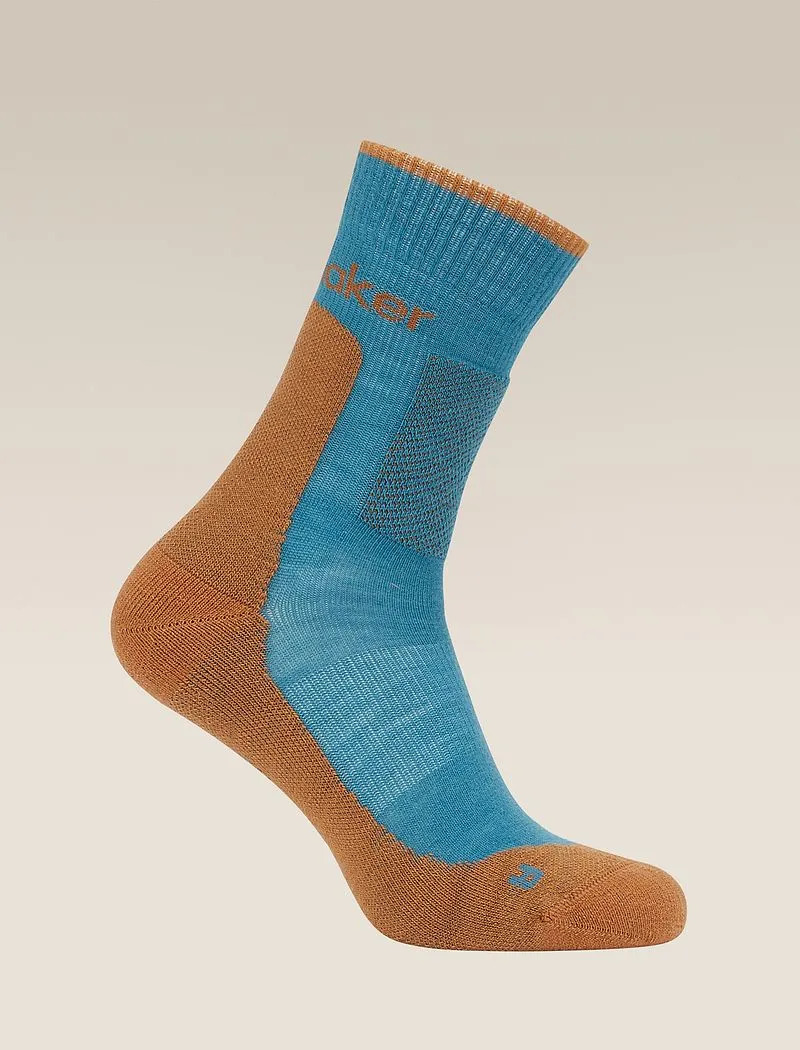 Icebreaker Merino Hike+ Medium Crew Socks - Man - Topaz/trail - Size S sold by Icebreaker product image thumbnail 2