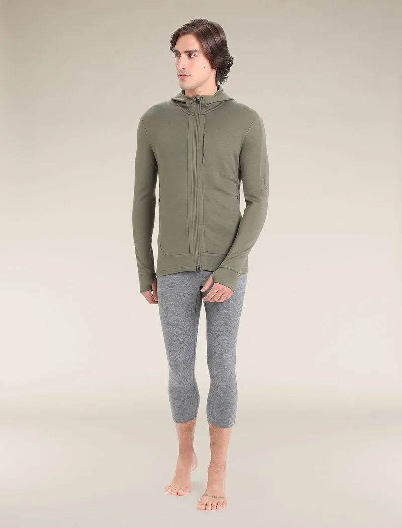 Icebreaker Merino 200 Oasis 3/4 Thermal Leggings - Man - Gritstone Heather - Size M sold by Icebreaker product image thumbnail 3