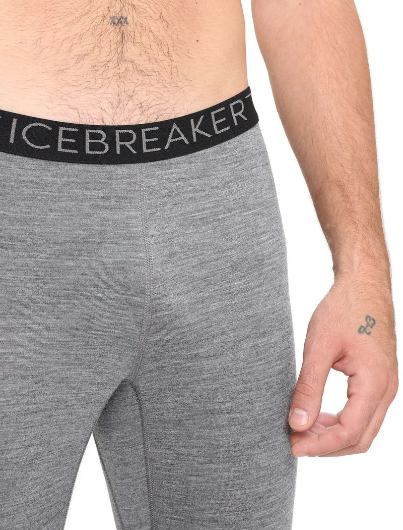 Icebreaker Merino 200 Oasis 3/4 Thermal Leggings - Man - Gritstone Heather - Size M sold by Icebreaker product image thumbnail 4
