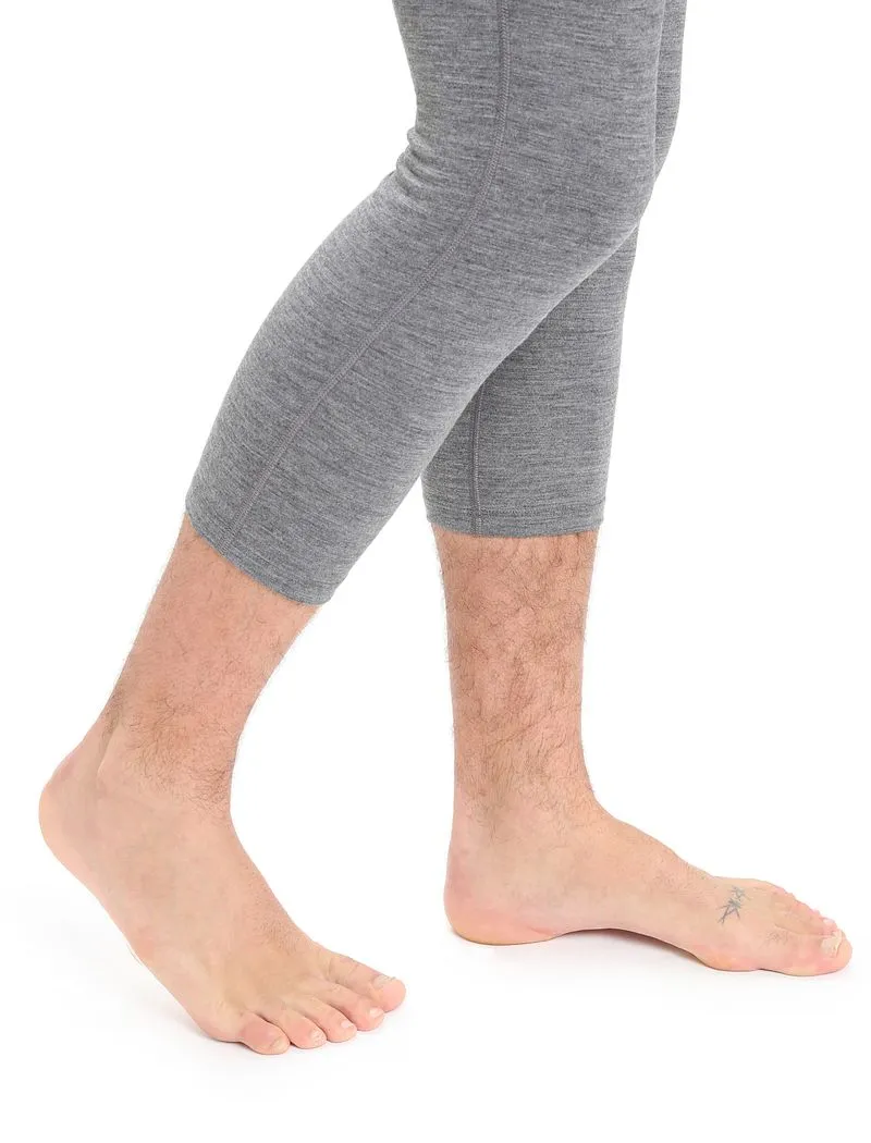 Icebreaker Merino 200 Oasis 3/4 Thermal Leggings - Man - Gritstone Heather - Size M sold by Icebreaker product image thumbnail 5
