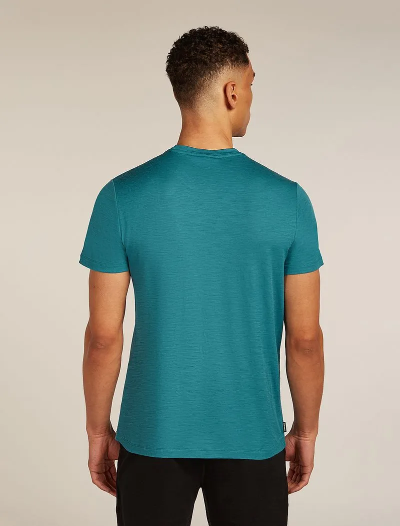 Icebreaker Merino 150 Tech Lite Short Sleeve T-Shirt - Man - Topaz - Size L sold by Icebreaker product image thumbnail 2