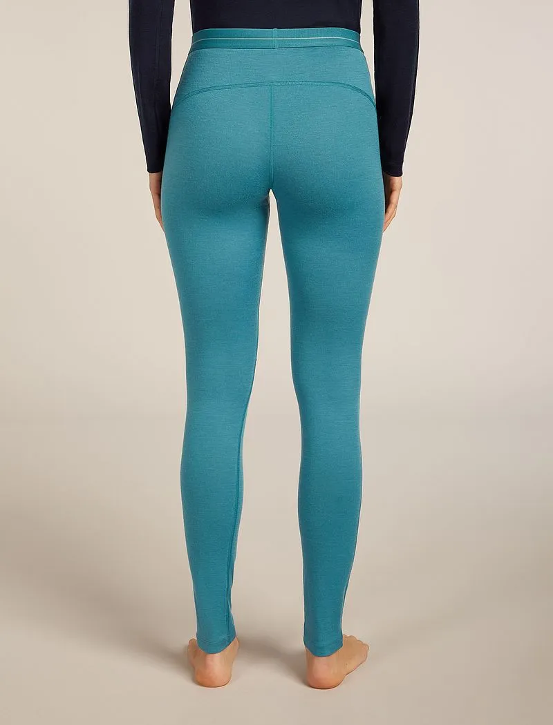 Icebreaker Merino 200 Oasis Thermal Leggings - Woman - Topaz - Size M sold by Icebreaker product image thumbnail 2