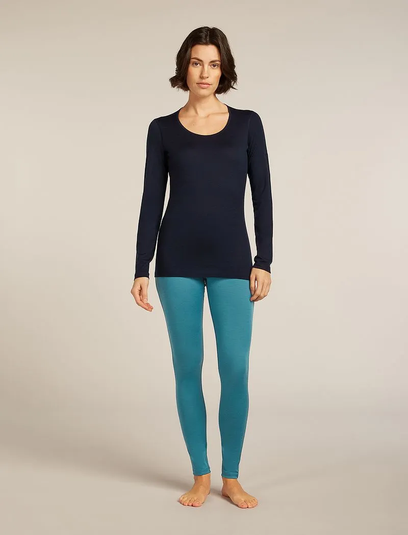 Icebreaker Merino 200 Oasis Thermal Leggings - Woman - Topaz - Size M sold by Icebreaker product image thumbnail 3