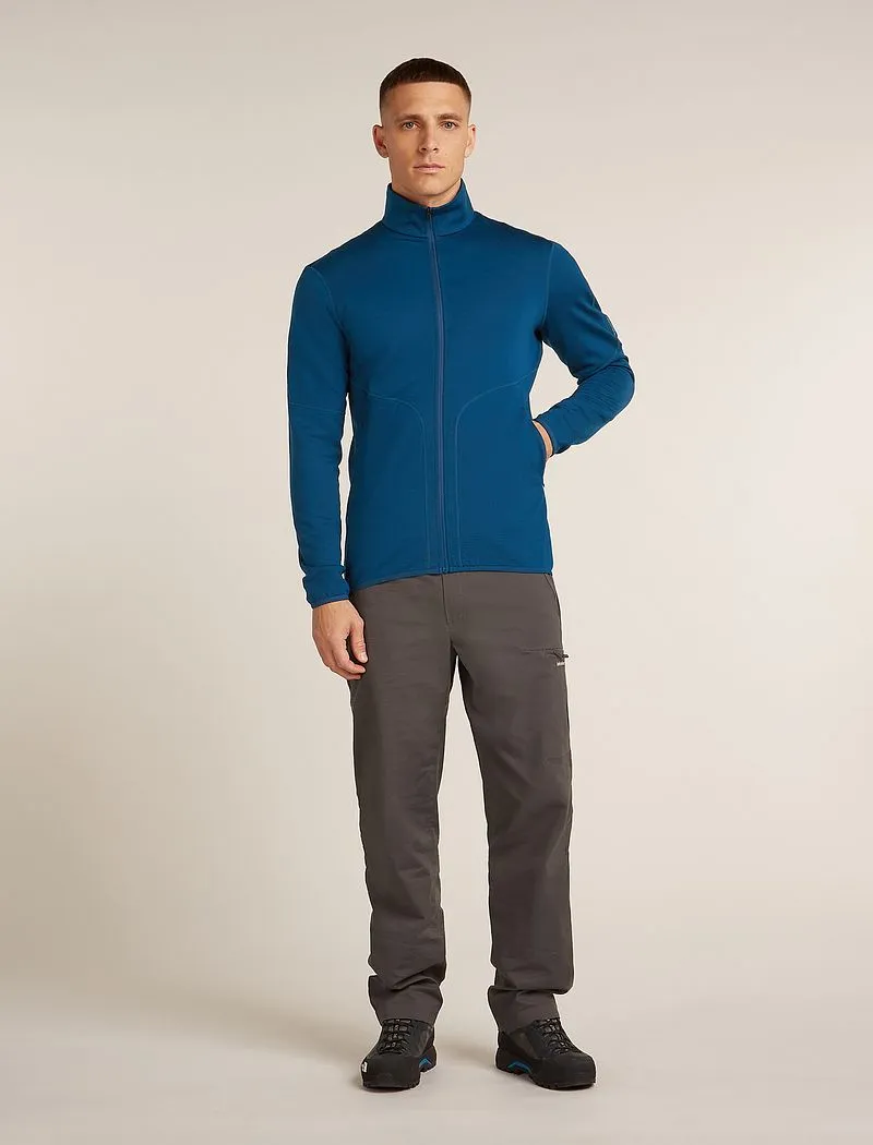 Icebreaker Merino 560 Realfleece™ Elemental Long Sleeve Zip Jacket - Man - Atlantis - Size L sold by Icebreaker product image thumbnail 3