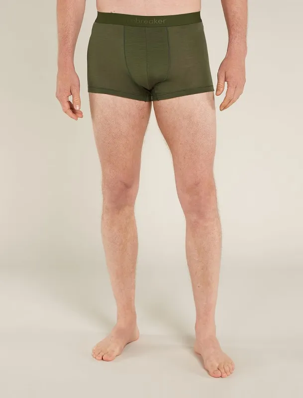 Icebreaker Merino Blend 125 Cool-Lite™ Anatomica Trunks - Man - Loden - Size M sold by Icebreaker