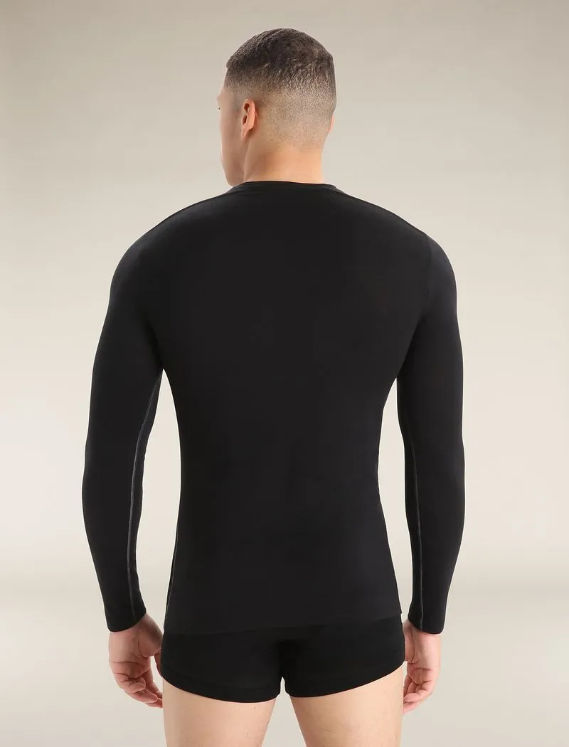 Icebreaker Merino 150 Anatomica Long Sleeve Crew Top - Man - Black - Size S sold by Icebreaker product image thumbnail 2