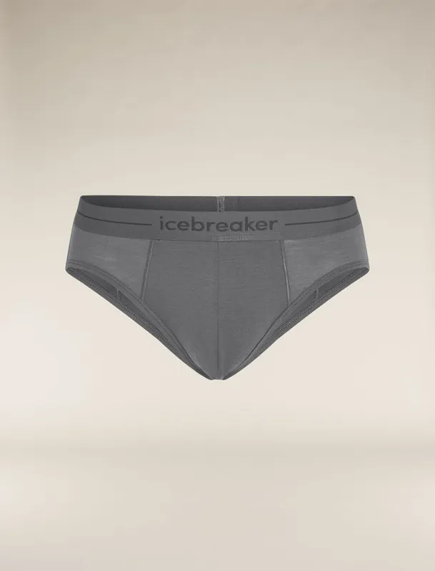 Icebreaker Merino 150 Anatomica Briefs - Man - Jet Heather - Size L sold by Icebreaker