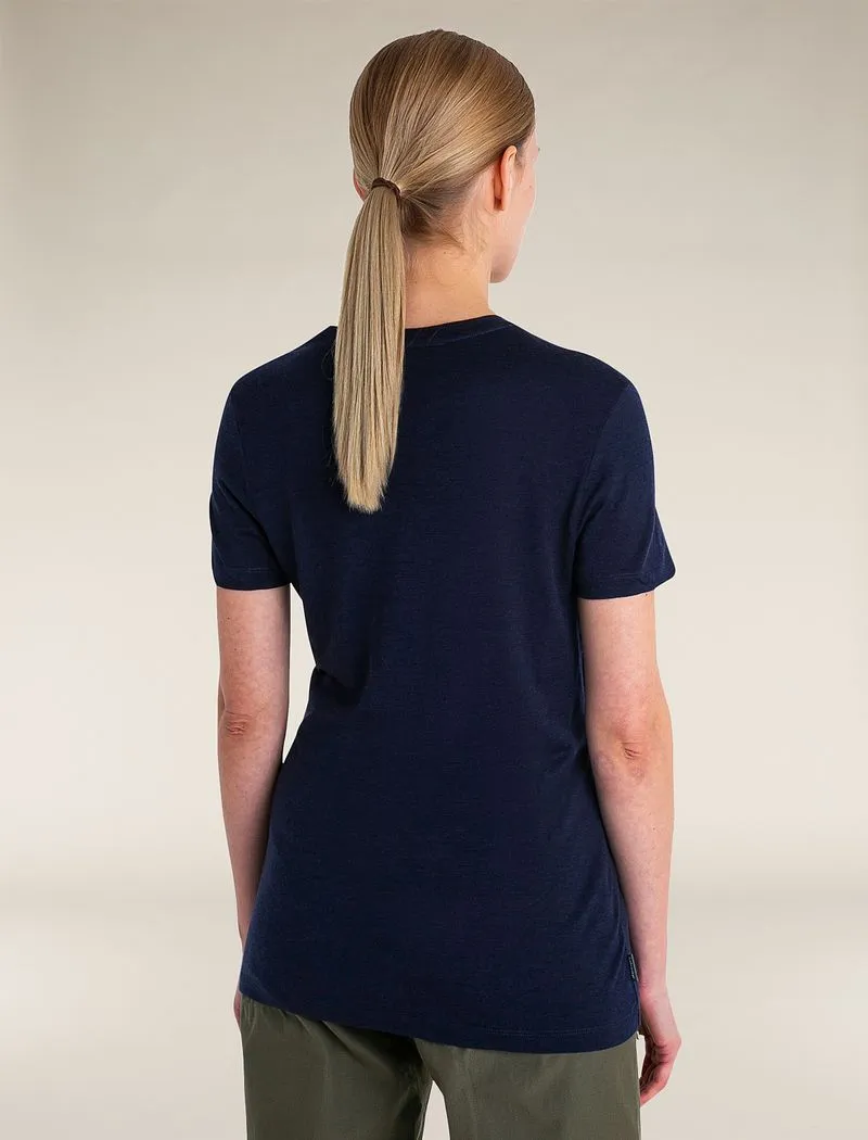 Icebreaker Merino 150 Tech Lite Short Sleeve T-Shirt - Woman - Midnight Navy - Size XL sold by Icebreaker product image thumbnail 2