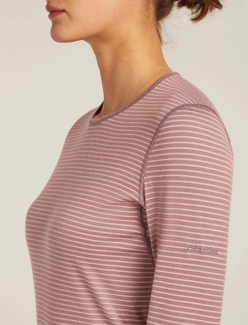 Icebreaker Merino 200 Oasis Long Sleeve Crew Thermal Top - Woman - Summit/blush/s - Size L sold by Icebreaker product image thumbnail 5