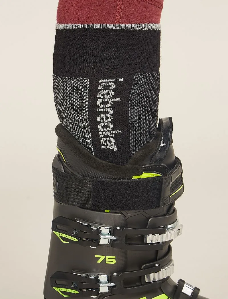 Icebreaker Merino Ski+ Medium Over The Calf Socks - Man - Black/ether - Size L sold by Icebreaker product image thumbnail 4