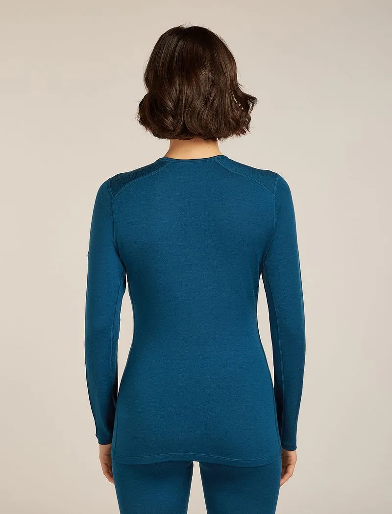 Icebreaker Merino 260 Tech Long Sleeve Crew Thermal Top - Woman - Atlantis - Size M sold by Icebreaker product image thumbnail 2