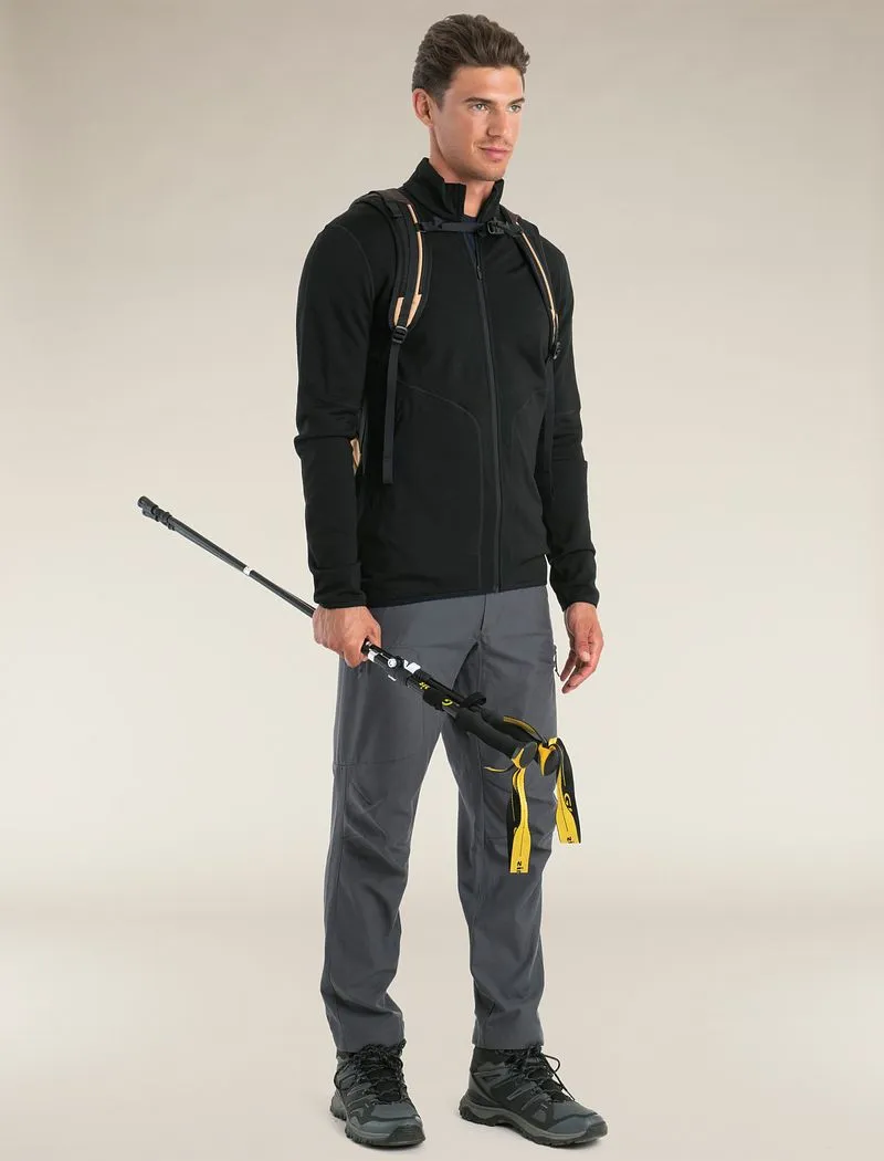 Icebreaker Merino 560 Realfleece™ Elemental Long Sleeve Zip Jacket - Man - Black - Size M sold by Icebreaker product image thumbnail 4