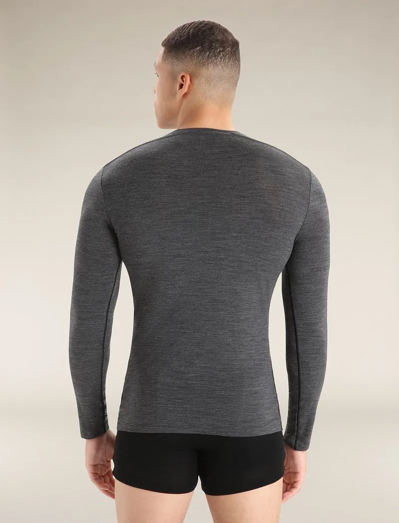 Icebreaker Merino 150 Anatomica Long Sleeve Crew Top - Man - Jet Heather - Size M sold by Icebreaker product image thumbnail 2
