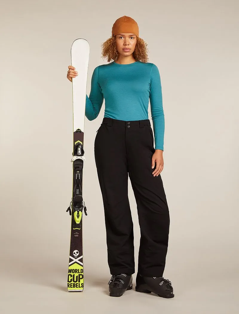 Icebreaker Merino 200 Oasis Long Sleeve Crew Thermal Top - Woman - Topaz - Size L sold by Icebreaker product image thumbnail 4