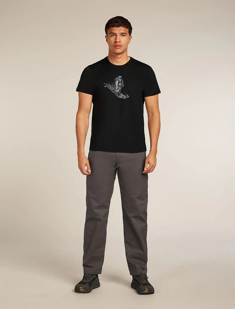 Icebreaker Merino 150 Tech Lite Short Sleeve T-Shirt Skiing Yeti - Man - Black - Size L sold by Icebreaker product image thumbnail 3