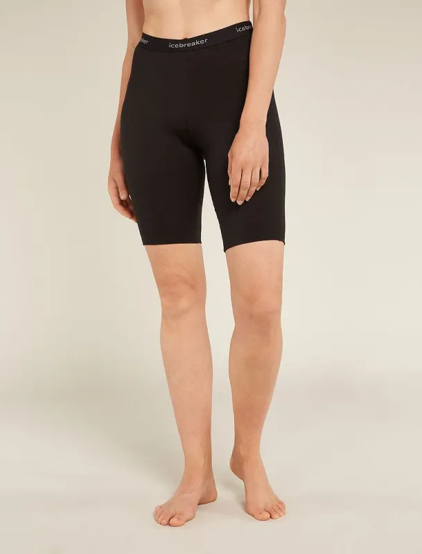 Icebreaker Merino 200 Oasis Thermal Shorts - Woman - Black - Size S sold by Icebreaker