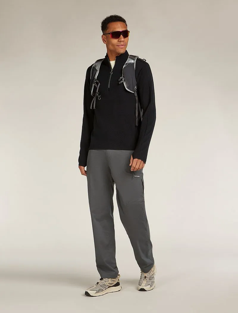 Merino icebreaker Anniversary Original Long Sleeve Half Zip Top - Man - Black - Size S sold by Icebreaker product image thumbnail 4