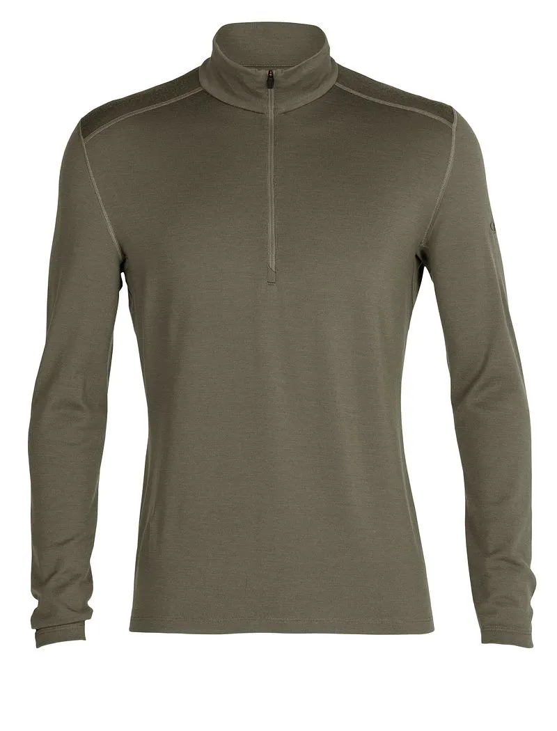 Icebreaker Merino 260 Tech Long Sleeve Half Zip Thermal Top - Man - Loden - Size L sold by Icebreaker