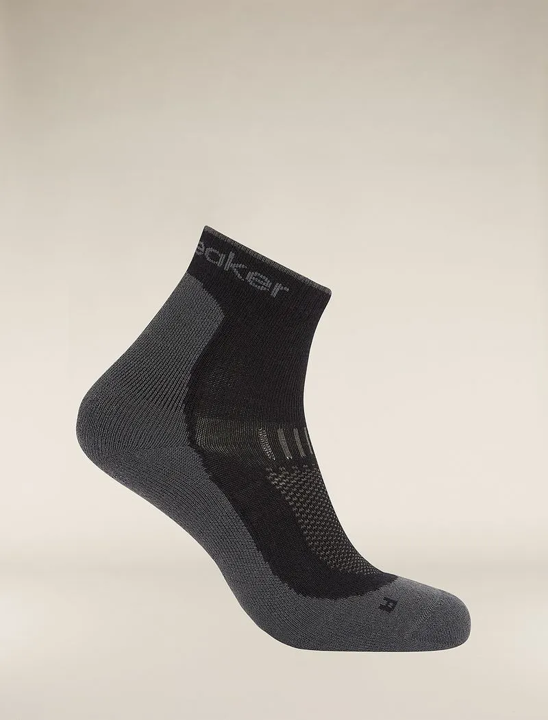 Icebreaker Merino Hike+ Light Mini Socks - Man - Black/obsidian - Size XL sold by Icebreaker product image thumbnail 2