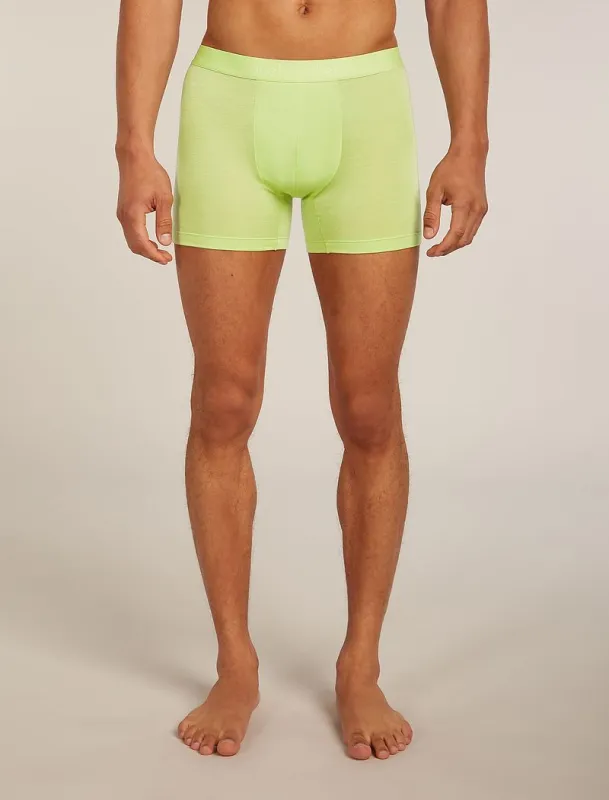 Icebreaker Merino Blend 125 Cool-Lite™ Anatomica Boxers - Man - Peridot - Size S sold by Icebreaker