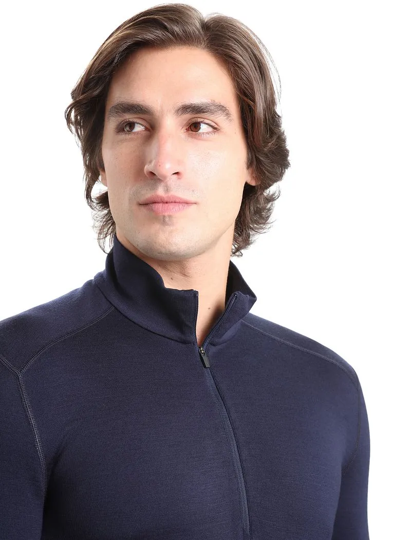 Icebreaker Merino 260 Tech Long Sleeve Half Zip Thermal Top - Man - Midnight Navy - Size L sold by Icebreaker product image thumbnail 4