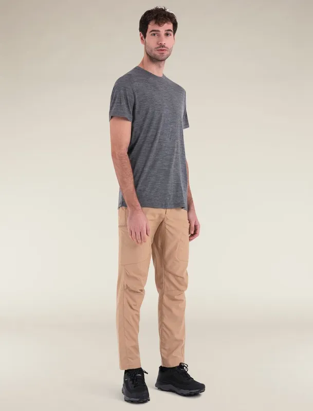 Icebreaker Merino 150 Tech Lite Short Sleeve T-Shirt - Man - Gritstone Heather - Size XL sold by Icebreaker