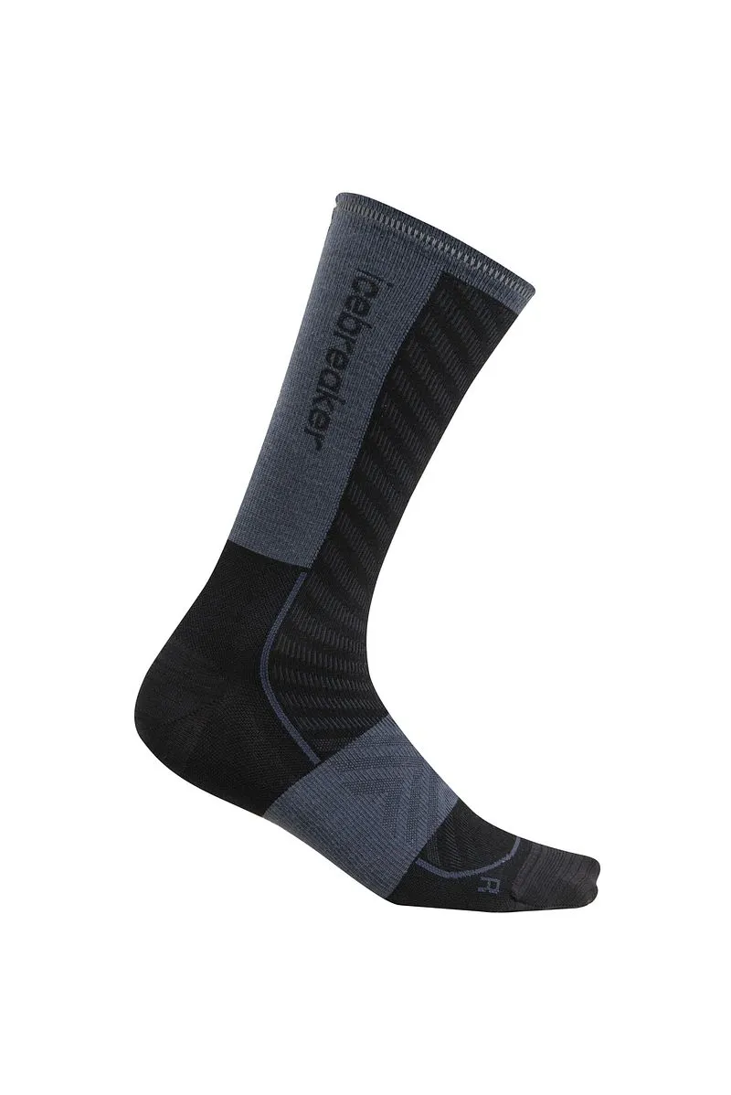 Icebreaker Merino Blend Run+ Ultralight Crew Socks - Man - Black/graphite - Size L sold by Icebreaker product image thumbnail 3