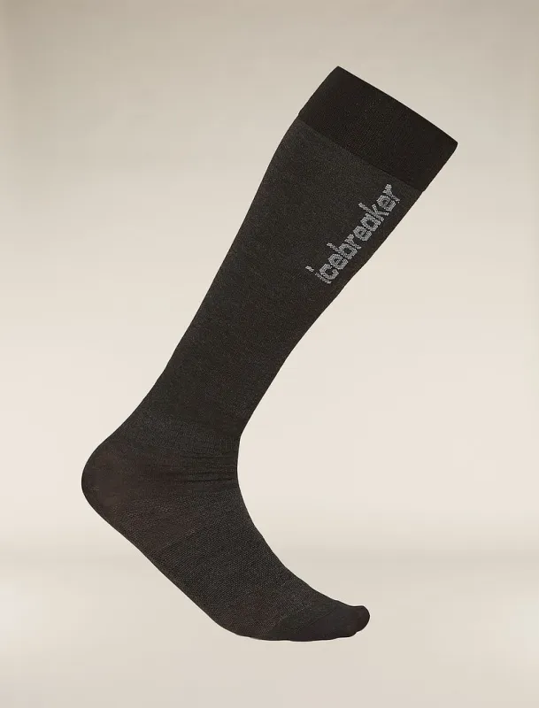 Icebreaker Merino Snow Liner Over The Calf Socks - Man - Black/ether - Size XL sold by Icebreaker