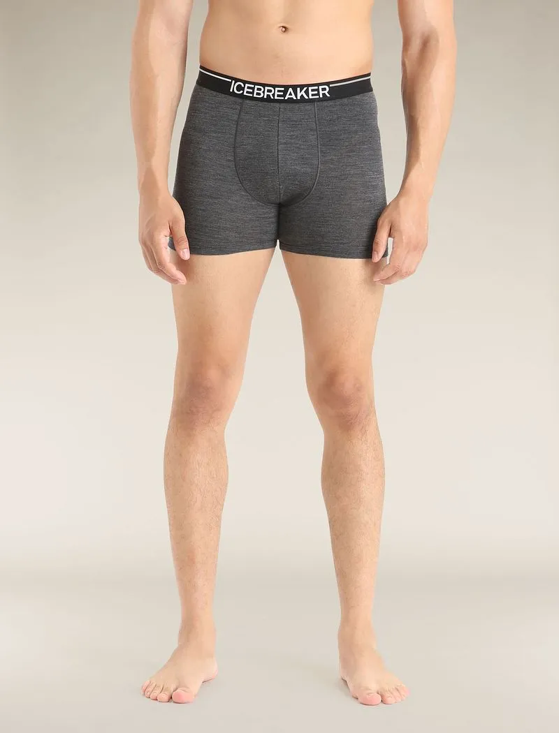 Icebreaker Merino 150 Anatomica Boxers - Man - Jet Heather - Size L sold by Icebreaker