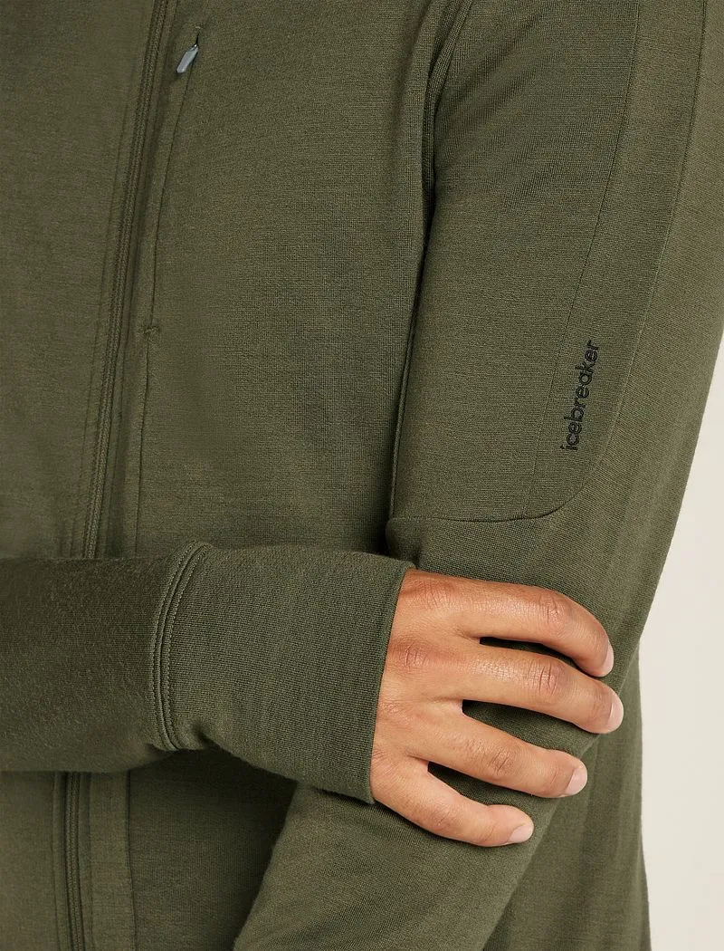 Icebreaker Merino 260 Quantum Long Sleeve Zip Hoodie - Man - Loden - Size L sold by Icebreaker product image thumbnail 5