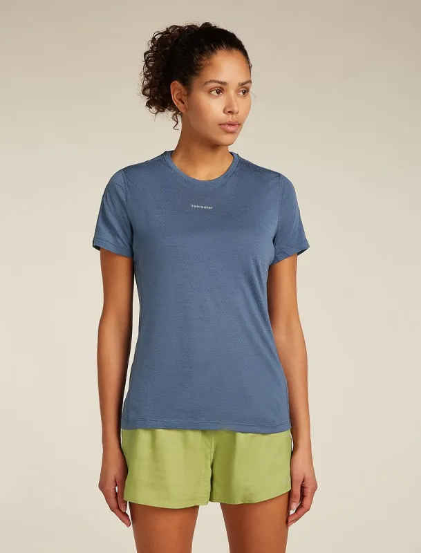 Icebreaker Merino Blend 125 Cool-Lite™ Speed Short Sleeve T-Shirt - Woman - Dawn - Size M sold by Icebreaker