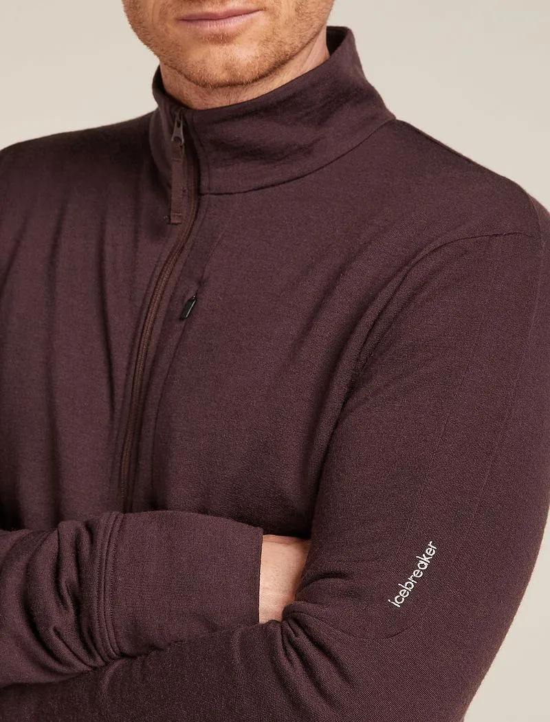 Icebreaker Merino 260 Quantum Long Sleeve Zip Jacket - Man - Java - Size L sold by Icebreaker product image thumbnail 5