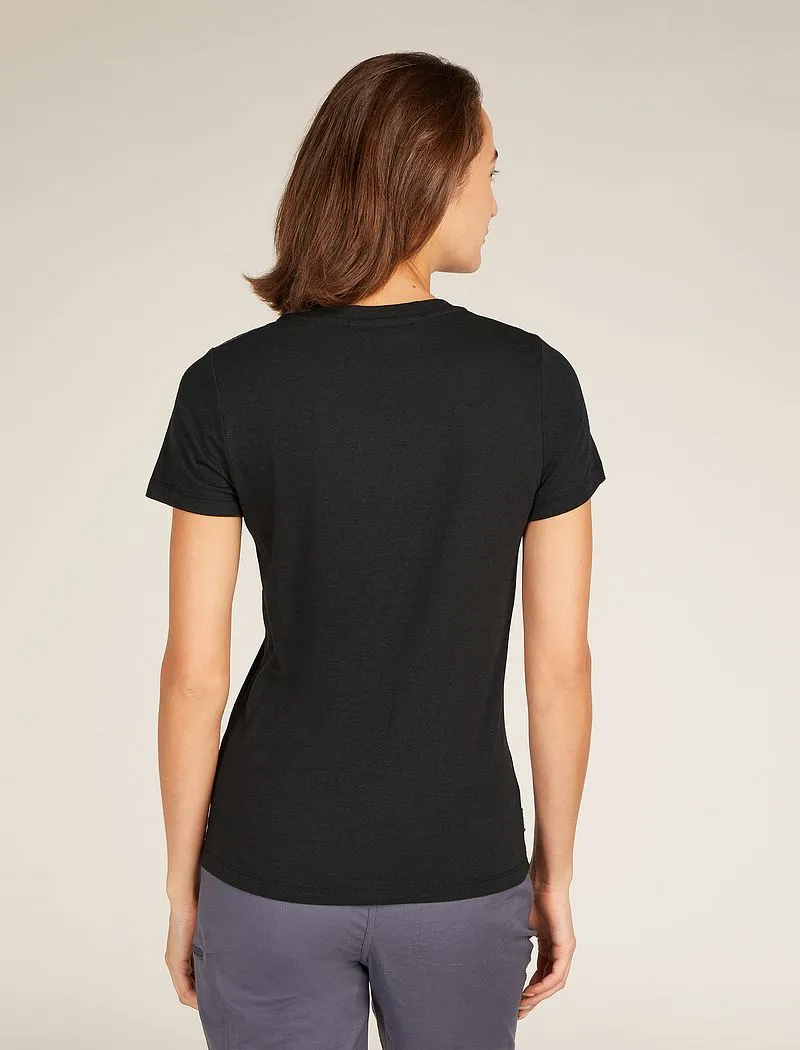 Icebreaker Central Classic Short Sleeve T-Shirt - Woman - Black - Size L sold by Icebreaker product image thumbnail 2
