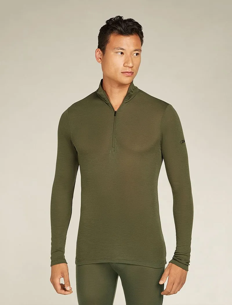 Icebreaker Merino 175 Everyday Long Sleeve Half Zip Thermal Top - Man - Loden - Size XXL sold by Icebreaker