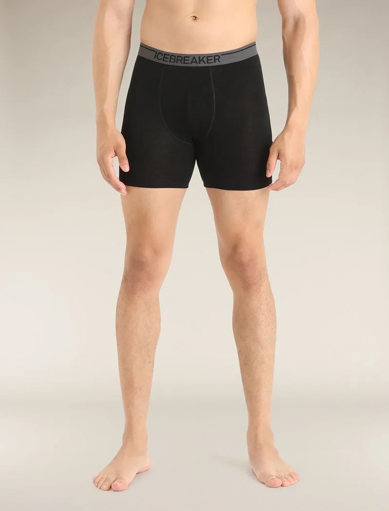 Icebreaker Merino 150 Anatomica Long Boxers - Man - Black - Size L sold by Icebreaker
