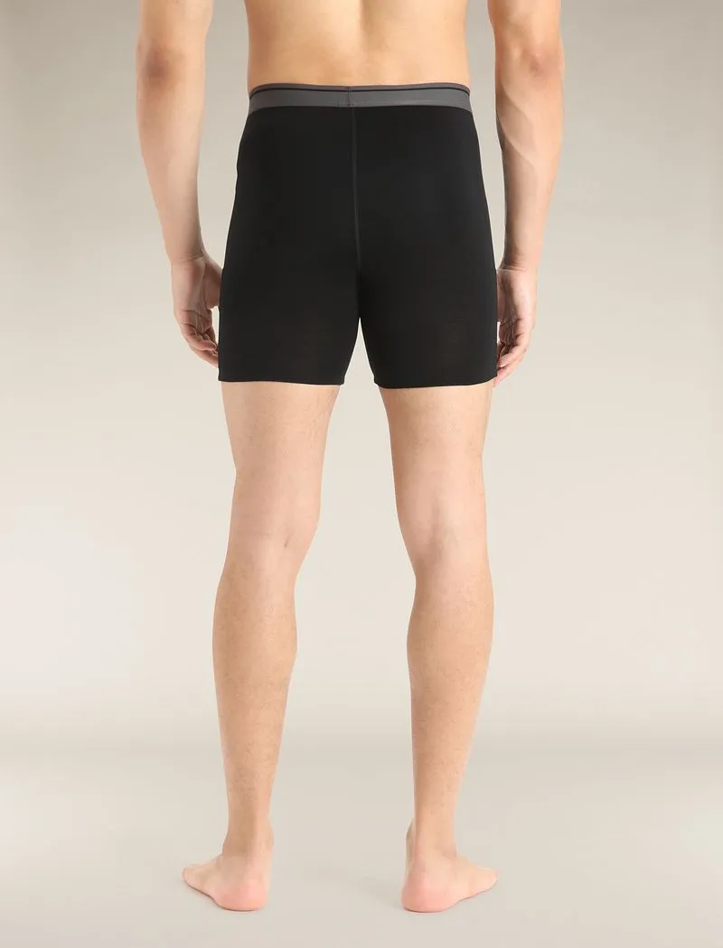 Icebreaker Merino 150 Anatomica Long Boxers - Man - Black - Size L sold by Icebreaker product image thumbnail 2